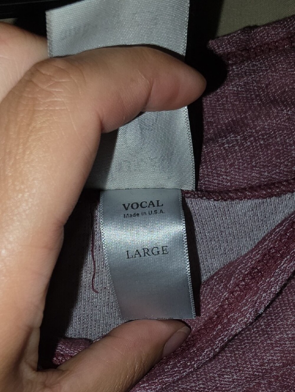 Vocal Plum Rhinestone Boot-Cut Pants - Picture 7 of 7